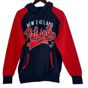 NFL New England Patriots Embroidered Logo Hoodie Mens Medium